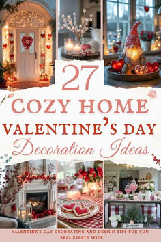 Cozy Valentine’s Day home decor featuring heart-themed accents, floral arrangements, and soft lighting for a romantic and inviting atmosphere Front Porch Inspiration, Porch Inspiration, Learn Design, Design Principles, Beautiful Centerpieces, Learning Design, Valentines Day Decorations, Cozy House, Decoration Ideas