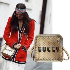 New Gucci Gold Guccy Sega Script Dome Mini Crossbody Bag 511189 New With Dust Bag Guarantee Authentic Gold Color Printed Leather Crossbody Bag With "Guccy" In Sega Font; Silk Lining Two-Way Zip-Around Top Closure Detachable Shoulder Strap Made In Italy Msrp $1790 Style 511189 Measurements: Length: 6.5; Height: 7; Depth: 3; Strap Drop: 24.5-31.5; Width: 6.5 Inches. Trendy Gucci Crossbody Shoulder Bag, Trendy Gucci Crossbody Bag, Authentic Gold, Gucci Tote, Nike Air Max Tn, Gucci Fashion, Gucci Leather, Mini Crossbody Bag, Gucci Black