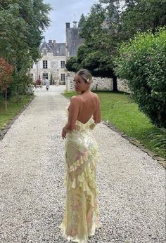 Layered Tulle Prom Dress, Yellow Prom, Ruffle Prom Dress, Spring Wedding Guest, Spring Wedding Guest Dress, Prom Dresses Yellow, A Line Evening Dress, Summer Wedding Guests, Backless Prom Dresses