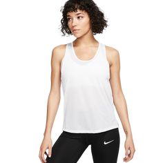 White Design Fabric, Running Tops, Tees For Women, Keep Your Cool, Running Women, Mesh Fabric, Neck Designs, Open Back, Fabric Design