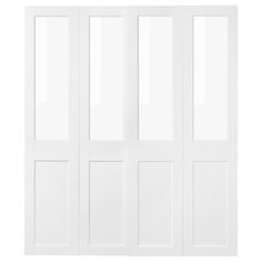 the white interior doors are closed and ready to be used in any home or office