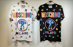 SS-20 MOSCHINO graphic print T-shirt | ES Shop