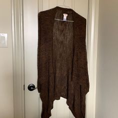 Brown Sweater Cardigan, New With Tags. One Size Brown Cardigan For Layering, Sweater Cardigan Brown, Cozy Fitted Brown Cardigan, Trendy Brown V-neck Cardigan, Burnt Orange Cardigan, Light Pink Cardigan, Cheap Brown One-size Cardigan, Vintage Brown V-neck Cardigan, Mustard Cardigan