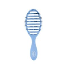 Meet The Speed Dry A vented brush that helps hair stay strong and healthy! The Speed Dry gently loosens knots while blow drying, without pulling or snagging. The moment you use it, you'll feel the difference, and never want to try another hairbrush again. Great for all hair types! Color: Blue.  Pattern: solid. Baby Grooming, Strong And Healthy, Wet Brush, Baby Health, Stay Strong, Hair Brush, Hair Types, Blue Pattern, Sky Blue