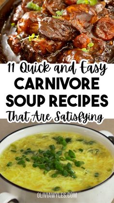 Need quick and easy carnivore soup recipes? From creamy carnivore soup to hearty meatball soup, these options will keep you satisfied and on track. Save this pin for easy, low-carb meal ideas! Carnivore Stew Recipes, Carnivore Diet Ideas Meals, Ground Beef Recipes Carnivore Diet, Carnivore Meals For Family, Carnivore Diet Soups, Carnivore Diet Vegetables, Carnivore Dinner Ideas Easy, Classic Carnivore Diet