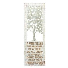 a family is like the branches of a tree we all grow in different directions yet our roots remain as one