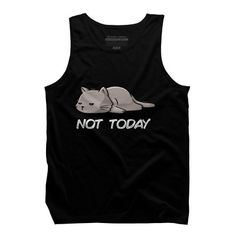 Channel your inner artist with the Not Today Cat premium ring spun cotton graphic Men's tank top created by EduEly for Design By Humans. It's time to add a pop of color, a splash of humor, and a whole lot of creativity to your day with apparel designed by one of our global artists. We're here to help you find that perfect you style! Everyday Graphic Print Tank Top, Not Today, Men's Tank, Apparel Design, Black Media, Black Tank Tops, Mens Tank Tops, Spun Cotton, Color Pop