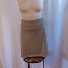 This Is A Women's New With Tags Skirt, In Cashmere, Nylon, And Spandex Blend. The Color Is Light Brown Or Tan. Straight , The Style Mini Roll Down Waist Band Unlined Stretchy Layering No Flaws Found Waist: 17 Inches Across Bottom: 17 5 Inches Across Total Lenght: 23 Inches Unrolled Waistband 20 Inches Rolled Waistband Neutral Silk, Velvet Midi Skirt, Black Lace Skirt, Wool Mini Skirt, Faux Leather Mini Skirt, Skirt Trends, Suede Mini Skirt, Flower Skirt, Sequin Mini Skirts