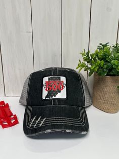 Looking for a perfect hat to match your race day outfit?  Check out this distressed mesh backed patch hat.  it come in all black or black and gray.   It is a unstructured fit so it will form to your head instead of being stiff. - Unstructured truckers hat  - Distressed with fabric frays and tears - Adjustable Velcro strap - One size fits most We are happy to wholesale please send us a message for details Distressed Black Snapback Baseball Cap, Black Trucker Hat For Fan Gear, Distressed Black Snapback Hat, Black Distressed Snapback Trucker Hat, Black Distressed Snapback Hat, Race Day Hats, Race Day Outfits, Patch Hat, Indianapolis 500