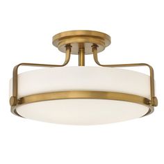 Step into a glow of effortless elegance with this semi-flush mount light fixture. Crafted from metal, this charming piece sparkles with a trio of light bulbs (sold separately). Appreciate the timeless sophistication of a simple fixture design, enhanced with a white glass shade that diffuses light beautifully. Illuminate any room with the warmth of a gentle light— great for soft coastal- and cottage-themed spaces. And for those magical evenings, dial-up the romance, thanks to its dimmable feature Decorative Knobs, Semi Flush Lighting, Hinkley Lighting, Semi Flush Ceiling Lights, Hallway Lighting, Ceiling Light Fixture, Semi Flush Mount Lighting, Flush Ceiling Lights, Semi Flush Mount