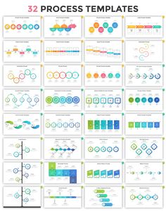 32 process templates for powerpoint presentations