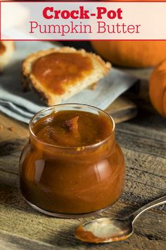 Crock-Pot Pumpkin Butter - Your home will smell amazing while this Crock-Pot Pumpkin Butter is cooking away with cinnamon, cloves and ginger. Spread on your morning toast, bagel, pancakes and more! [Gluten Free, Low Calorie, Low Carb, Low Cholesterol, Low Fat, Low Sodium, Low Sugar, Vegan, Vegetarian & Weight Watchers friendly!] #CrockPotLadies #CrockPot #SlowCooker #PumpkinButter #Pumpkin #Fall #FallRecipes #WeightWatchers Easy Pumpkin Recipes, Desserts Pumpkin, Pumpkin Crockpot, Pumpkin Recipes Dinner, Canned Pumpkin Recipes, Pumpkin Recipes Healthy, Pumpkin Recipes Easy, Butter Bars