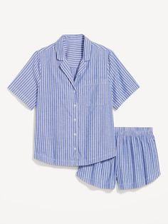 Pajama Short Set, Pajama Short, Cute Pjs, Matching Pjs, Cute Pajama Sets, Drawstring Waist Shorts, Deep Winter, Short Pj Set, Cute Pajamas