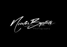 a black and white logo with the words ninja's baptista photography on it