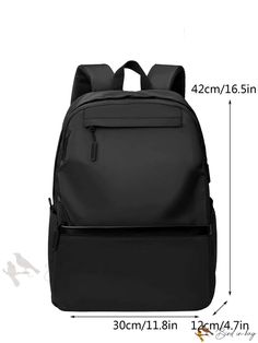 Bird in Bag - Casual Laptop Backpack for 15.6-inch Notebook, Anti-Scratch Fabric Suitable for Commuting Functional Black Laptop Bag For Students, Functional Black Laptop Bag, Black School Backpack With Laptop Sleeve, Black Anti-theft Laptop Bag For School, Anti-theft Rectangular Laptop Bag For School, Rectangular Anti-theft Laptop Bag For School, Backpack Material, Bird In Bag, Laptop Backpack