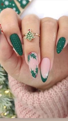 December Nails, La Nails, Christmas Gel Nails, Nails Christmas, New Year's Nails, Photo Reference