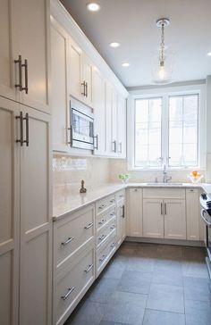 the kitchen is clean and ready for us to use in its new owner's home