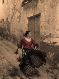 Size: 16x12in A Spanish Woman Walking Along a Traditional Spanish Street Wearing a Flamenco Style DressWe have more Steven Boone Posters. Choose from our catalog of over 500,000 posters! Spanish Dress Flamenco, Traditional Spanish Dress, Spanish Aesthetic, Flamenco Style Dress, Spanish Street, Spanish Dress, Spanish Woman, Flamenco Dress, Flamenco Dancing