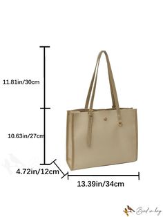 BirdinBag - Stylish Womens Solid Color Tote Bag ÃÂ¢ÃÂÃÂ Spacious & Practical Shoulder Bag Large Capacity Satchel Box Bag For Errands, Solid Color Rectangular Shoulder Bag For Errands, Versatile Beige Square Bag, Large Capacity Rectangular Shoulder Bag For Shopping, Large Capacity Square Satchel For Errands, Large Capacity Satchel Bag For Errands, Large Capacity Double Handle Bag For Errands, Versatile Large Capacity Square Bag, Solid Color Square Bags For Daily Use