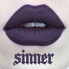 Kat Von D Discontinued Everlasting Lip Liner Sinner. Nwobox. Full Size: 0.25g/0.009oz Sinner Is A Deep Goth Style Purple Matte Lipliner Color & Is No Longer Sold This Is A Rare Discontinued Color From The Discontinued Kat Von D Line Kat Von D Is Sold At Sephora & Is A Cult Fave Brand Brand New With No Box-Never Tested, Used Or Swatched! Free Gift With Every Order! Bundle To Save! Lipstick Styles, Purple Matte Lipstick, Diva Makeup, Lipstick Style, Liquid Lipstick Set, Beautiful Lipstick, Kat Von D Makeup, Purple Lipstick, Favorite Makeup