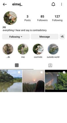 the instagram page on an iphone shows different images and text, including pictures from people's lives