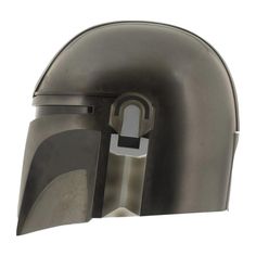 a close up view of a helmet with the visor open and it's door ajar