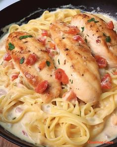 My mother-in-law made this for dinner, and it was an absolute sensation, had to score the recipe Chicken Breast Cutlets, Italian Chicken Pasta Recipes, Italian Chicken Pasta, Grandma's Recipes, Pasta Italiana, Cooking Competition, Pasta Ingredients, Italian Chicken, Chicken Pasta Recipes