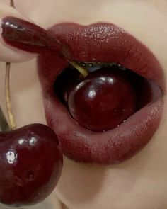 Cherry Brown Aesthetic, Cheri Lady Aesthetic, Cherry Red Girl Aesthetic, Dark Red Girl Aesthetic, Cherry Girl Aesthetics, Cherry Girl Astethic, Red Feminine Aesthetic, Dark Cherry Aesthetic, Black Cherry Aesthetic