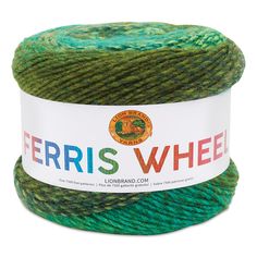 a ball of yarn with the words ferriss wheel on it