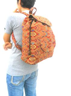 Backpack Bag Shoulder Bag Multicolor Crossbody Bag Messenger Bag Hippie Boho Hobo Art Bag Purse Bohemian Bag Handmade Sling bag Thai Gift by Avivahandmade on Etsy Bohemian Woven Backpack For Everyday Use, Bohemian Woven Backpack For Daily Use, Bohemian Multicolor Backpack For School, Bohemian Multicolor Shoulder Bag For Trip, Traditional Multicolor Backpack For Travel, Traditional Multicolor Rectangular Backpack, Bohemian Backpack With Adjustable Strap For Festivals, Bohemian Backpack For Festivals, Bohemian Multicolor Backpack For Festival