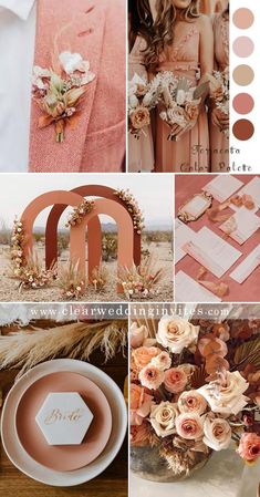 the color palette is peach, and it looks like something you're going for