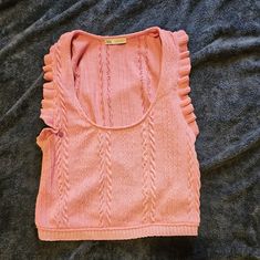 The Shade Of Pink Is Much Prettier, And Vibrant In Real Life. Cable Knit, Slightly Cropped, Sweater Tank. Never Worn, Still In New Condition. Pink Knit Zara Tops, Zara Pink Knit Tops, Zara Sleeveless Sweater For Spring, Zara Sleeveless Spring Sweater, Zara Stretch Pointelle Knit Tops, Zara Knitted Sleeveless Top, Zara Sleeveless Knitted Top, Shade Of Pink, Sweater Tank