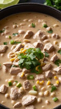 🍴 Delectable Minimalist Hearty Creamy White Chicken Chili Creamy White Chicken Chili Recipe