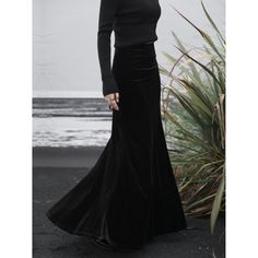 For a young lady with a dark and mysterious atmosphere. Mermaid skirt with lace-up decoration on the back. This item is made of shiny velvet fabric and shows off your beautiful feminine curves. She is fascinated by draped silhouettes. 
 
 
 
 
 
 
 
 
 
 
 
 
 
 
 
 
 
 
 
 
 
 
 
 
 
 
 
 
 
 
 
 
 
 
 
 
 
 
 
 
 
 
 
 
 
 
 
 
 
 
 
 
 
 
 
 
 
 
 
 
 
 
 
 
 
 
 
 
 
 
 
 
 
 
 
 
 
 
 
 
 
 
 ＜Size＞ 
 
 S size 
 
 
 Total length: 98.5cm 
 Waist: 66-76cm 
 Hip: 88-98cm 
 
 M size 
 
 Total l Elegant Flare Black Skirt, Elegant Black Flare Skirt, Fishtail Party Skirt, Black Stretch Fishtail Skirt, Elegant Flared Maxi Skirt For Evening, Elegant Fishtail Skirt For Night Out, Elegant Mermaid Hem Evening Skirt, Party Maxi Skirt With Stretch In Fishtail Style, Party Fishtail Maxi Skirt With Stretch