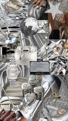 #silver Mood Boards, Vogue, Collage, Silver