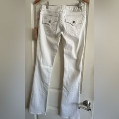 True Religion Limited Edition White Swarovski Crystal Jeans. New With Tags. Size 26 Crystal Jeans, True Religion Jeans, Jeans Color, True Religion, Colored Jeans, Jeans And Boots, Swarovski Crystal, Boot Cut, Swarovski Crystals