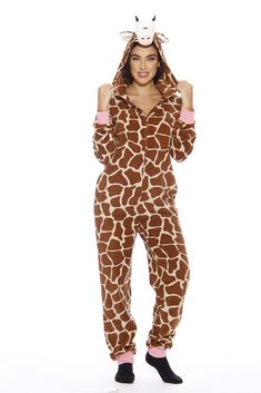 PRICES MAY VARY. COMFORTABLY WARM AND SNUG: These adult onesie pajamas are made using ultra-soft synthetic material that feels incredibly cozy and keeps you warm during those cold nights. ANIMAL PRINTS: The choice of all over animal prints with fun character faces will spark a smile on your face and are also great for cosplay or kigurumi. FITS TRUE TO SIZE: We stock these cute non footed full body pjs in both kid and adult sizes, with the right fit giving you enough room for comfortable movement Sloth Onesie, Adult Onesie Pajamas, Animal Onesie, Adult Pajamas, One Piece Clothing, Onesie Pajamas, One Piece Pajamas, Print Pajamas, Giraffes