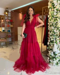 Pre Wedding, Red Formal Dress, Wedding Gowns, Ball Gowns, Fashion Outfits, Formal Dresses, My Style