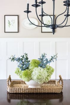 an image of a basket with flowers in it on the facebook page for local alert