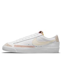 (WMNS) Nike Blazer Low 77 Low-Top Sneakers White DC4769-108 (SNKR/Skate/Casual/Low Top/Women's) Nike Blazer Low 77, Nike Blazer Low, Blazer Low, Nike Blazer, Round Toe Heels, Blazer Fashion, Stylish Sneakers, Skate Shoes, Sneakers White