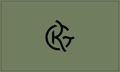 the letter r is made up of black letters on an olive green background, and it has