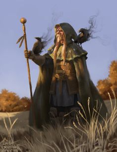 Odin by Joseph Weston Fantasy Portraits, Norse Mythology