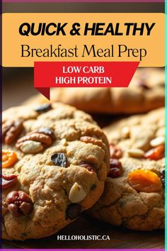 Make busy mornings easy and healthy with these quick breakfast recipes, perfect for batch cooking and meal prep. Quick Healthy Breakfast On The Go, Fast Breakfast Ideas Healthy, Meal Prep For Breakfast, Breakfast Meal Prep Ideas, Heart Healthy Breakfast, Healthy Breakfast Meal Prep, Healthy Breakfast On The Go, Low Glycemic Diet, Low Carb Meal Prep