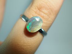 7.45Ct  Silver Adjustable Boulder Opal Ring St91 Gia Certified Oval Cabochon Jewelry Gift, Gia Certified Round Gemstones For Gift, Boulder Opal Ring, Silver Opal Ring, Yowah Opal, Opal Ring, Color Ring, Boulder Opal, Opal Auctions