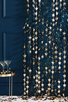 New Year’s Eve Decoration Star Backdrop, Nye Party Decorations, Nye Decorations, Lovely Background, Babyshower Party, African Skies, Gold Backdrop, Curtain Backdrops