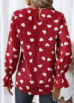 Stylish Tops For Women | Trendy Tops | Trendy Fashion Tops | Trendy Tops For Women | ROTITA Stylish Tops For Women, Trendy Tops For Women, Trendy Fashion Tops, Red Long Sleeve, Red Button, Print Blouse, Trendy Tops, Fashion Tops, Printed Blouse