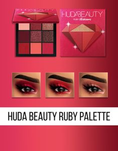 the huda beauty ruby palette