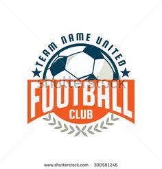 a soccer logo with the name team name united football club