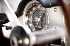 the speedometer is visible on this motorcycle