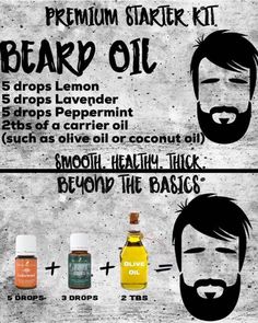 Essential Oil Beard Oil Recipe, Beard Products For Men, Beard Oil Essential Oils